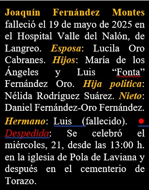 Datos de Joaqun Fernndez Montes