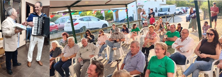 A la izquierda, Ceferino Otero y Jos Guerra.