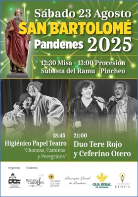 Programa de las fiestas de Pandenes