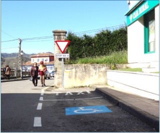 Imagen de la parada de Taxi en Santa Eulalia de Cabranes