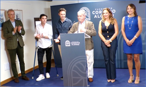 Acto en el que se dio a conocer el fallo, en Villaviciosa