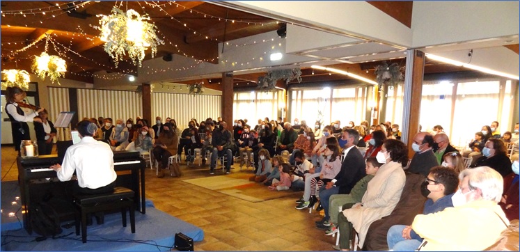 Imagen de la sala durante el espectaculo
