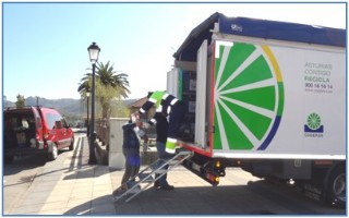 Camin del punto limpio movil