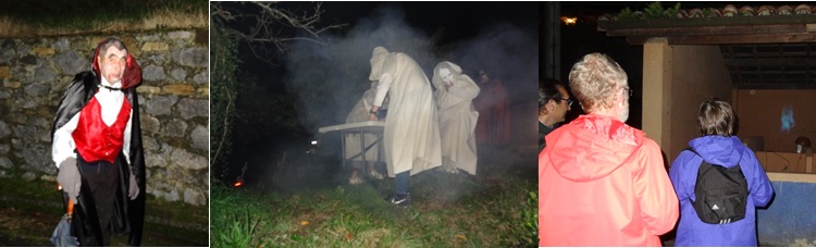 Imagenes de distintos escenarios de Halloween