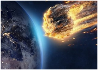 Imagen de un asteroide (capturada de Wikipedia)