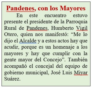 Pandenes con los mayores