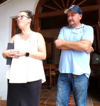 Cuarenta a�os despu�s, dos nuevos vecinos (Noelia y Gregorio, aunque con 25, ya, en el pueblo) expresaron, emocionados, sus sensaciones y el significado del acto.