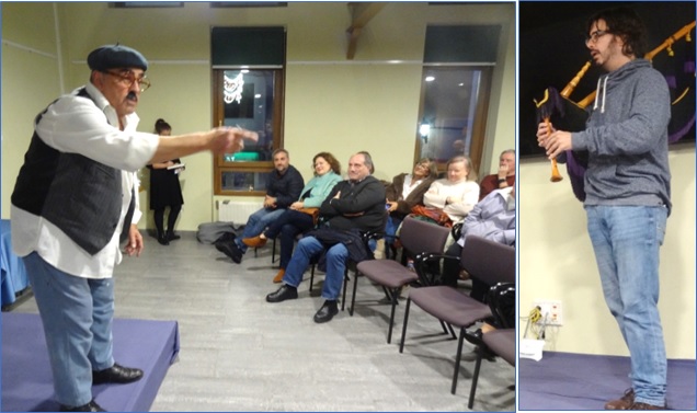 �El Maestru� se�alando a otro maestro (de la gaita), Rodrigo F. Joglar.