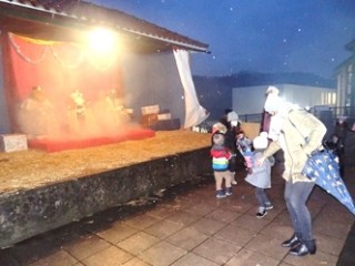 Imagen de la recepcin de los Reyes Magos