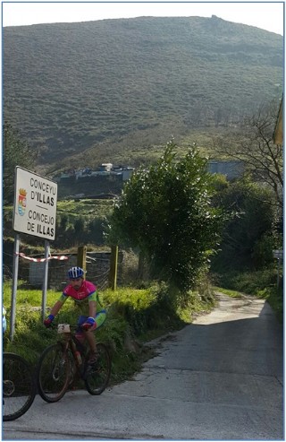 Imagen de uno de los componentes de TeamBike Cabranes