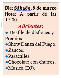 Programacin del Carnaval en Cabranes