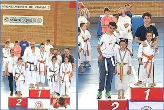 Los podios de Oro y Plata fabricado en Cabranes