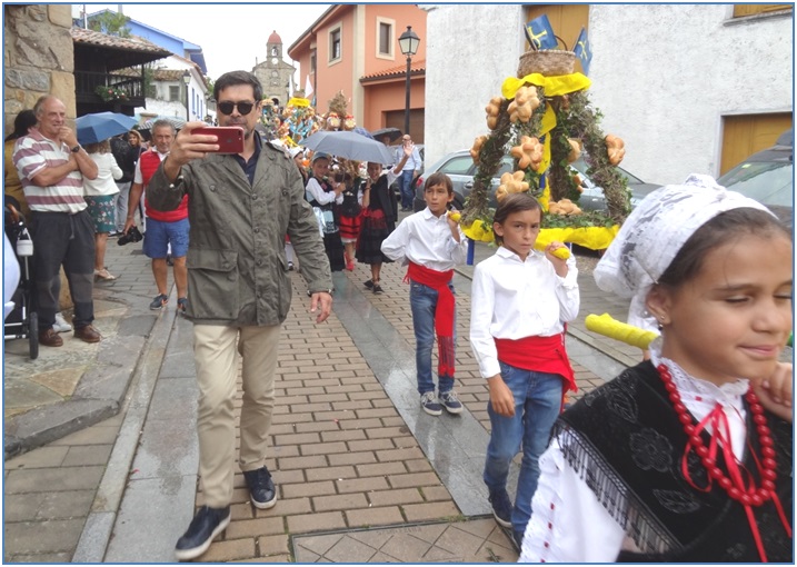 Jose Angel Hevia captando imagenes