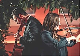 Imagen del Cartel con el Duo Amati