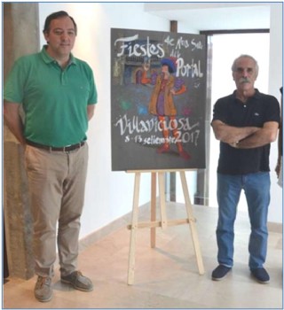 Imagen de la presentacin del cartel de las fiestas de Villaviciosa
