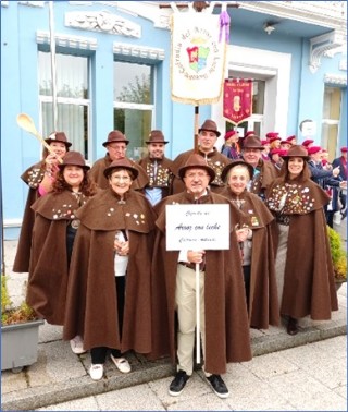 Imagen de la Cofrada del Arroz con Leche en Colindres Cantabria el pasado 24 de septiembre