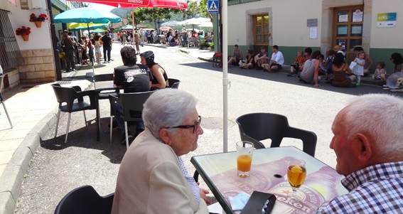 Imagen de las terrazas de Santa Eulalia de Cabranes