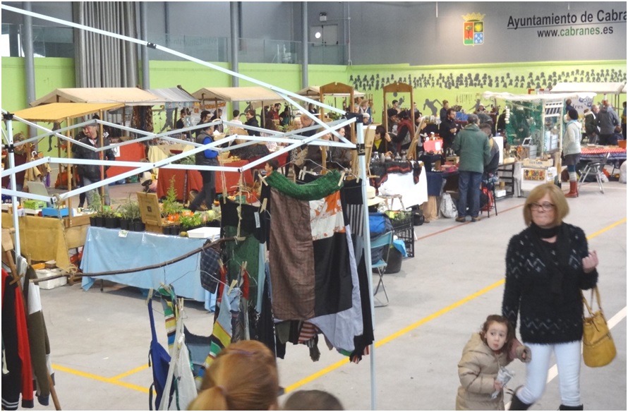 Vista del mercado el tenderete