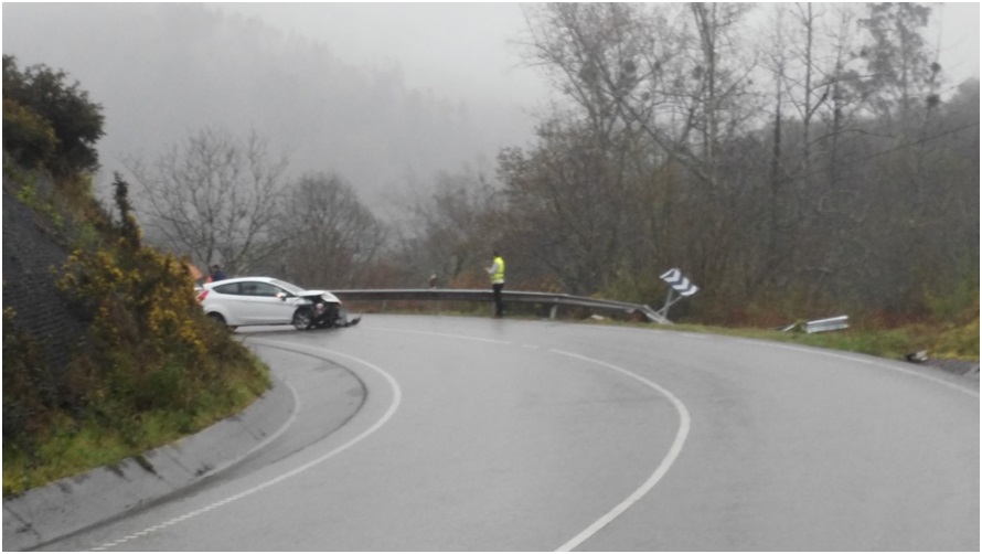 Accidente ocurrido en Vegapalla