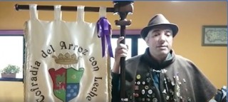 Vicente Riego representante de la cofrada del Arroz con Leche