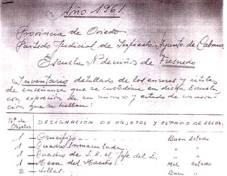 Lista de material necesario