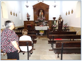 Imagen del interior de la Capilla de Arboleya