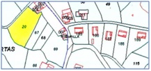 Plano de La Puerta donde existen las dudas de titularidad
