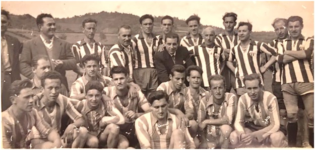 Imagen del equipo de futbol de Cabranes de donde formo parte