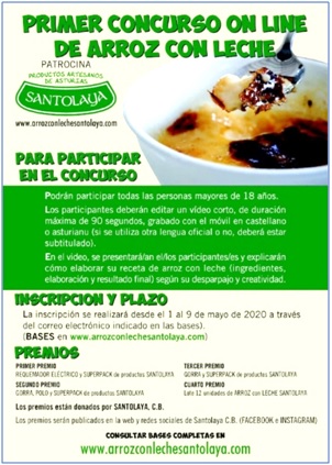 Programa concurso Arroz con Leche On line