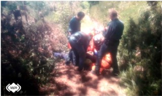 Imagenes del rescate de  Eduardo