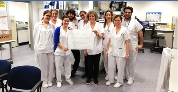 Personal del Laboratorio de Microbiologa del Huca (Hospital Universitario Central de Asturias)