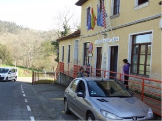 Imagen de el edificio escolar de Santa Eulalia