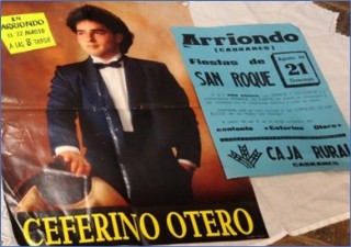 Su anterior actuación en Arriondo había sido el 21 de agosto de 1994, con esta cartelería
