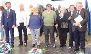 Representantes de la Junta Directiva de los jubilados de Cabranes