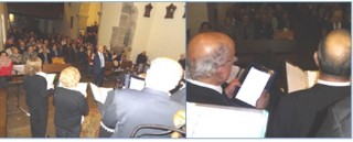 Imagenes del acto del 23 de noviembre en la Iglesia Parroquial de Torazo