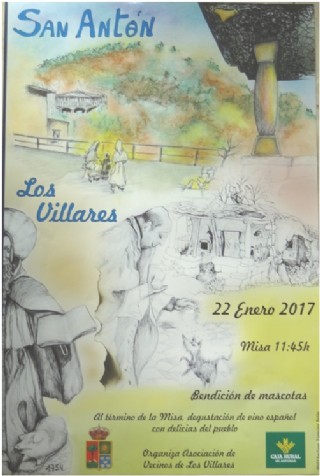 Imagen cartel San Antón de los Villares