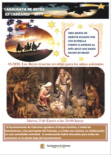 Cartel de la Cabalgata de Reyes