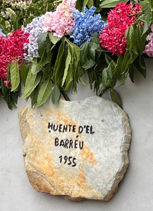 La inscripción, con la hache aspirada