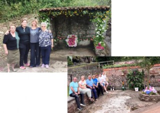 El trabajo de los vecinos de Pandenes y de Los Villares, tras concluirlo.