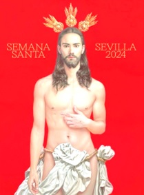 Cartel de la Semana Santa de Sevilla 2024, del artista Salustiano Garca.