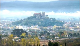 Vista de Monforte de Lemos, capital de la Ribera Sacra.