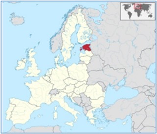 Mapa Estonia